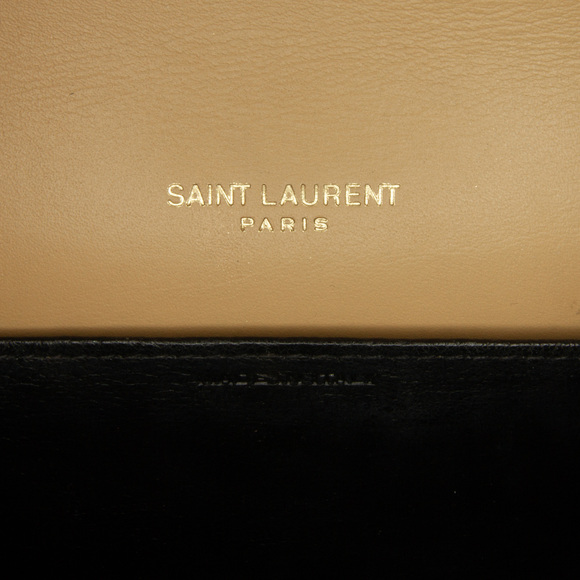 Pre-Loved Saint Laurent Monogram Raffia Uptown Wallet on Chain - Picture 7 of 12